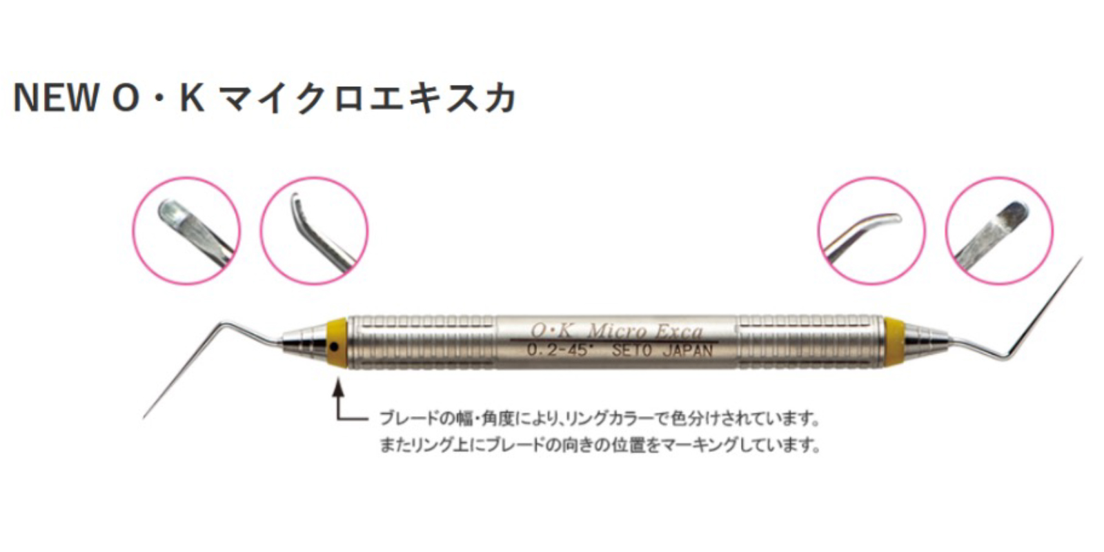 ガッタパーチャ除去に用いる主な器具